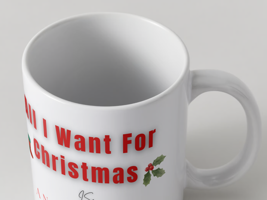 All I Want For Christmas Is: “A Nap. Wake Me Up In January.” Mug